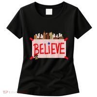 Believe Ring Bell Philadelphia Baseball Player Women's T-Shirt thumb 0