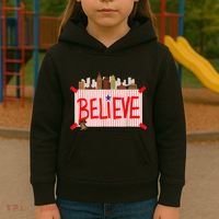 Believe Ring Bell Philadelphia Baseball Player Kids Hoodie thumb 3