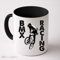 BMX Racing Biker Bike Coffee Mug thumb 0