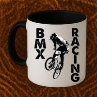 BMX Racing Biker Bike Coffee Mug thumb 2