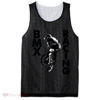 BMX Racing Biker Bike Mesh Reversible Basketball Jersey Tank thumb 0