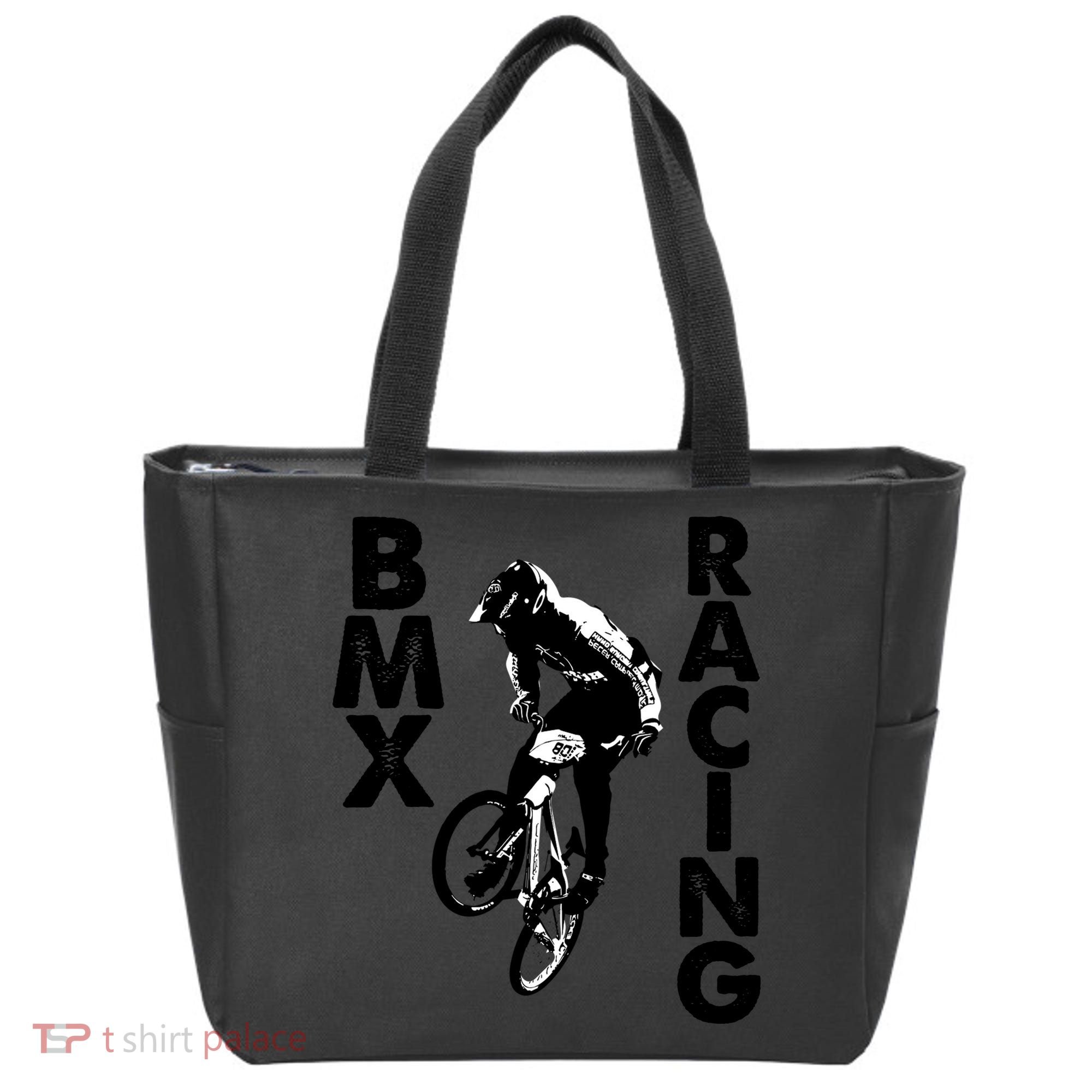 BMX Racing Biker Bike Tote Bag