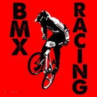 BMX Racing Biker Bike Santa Hat thumb 1