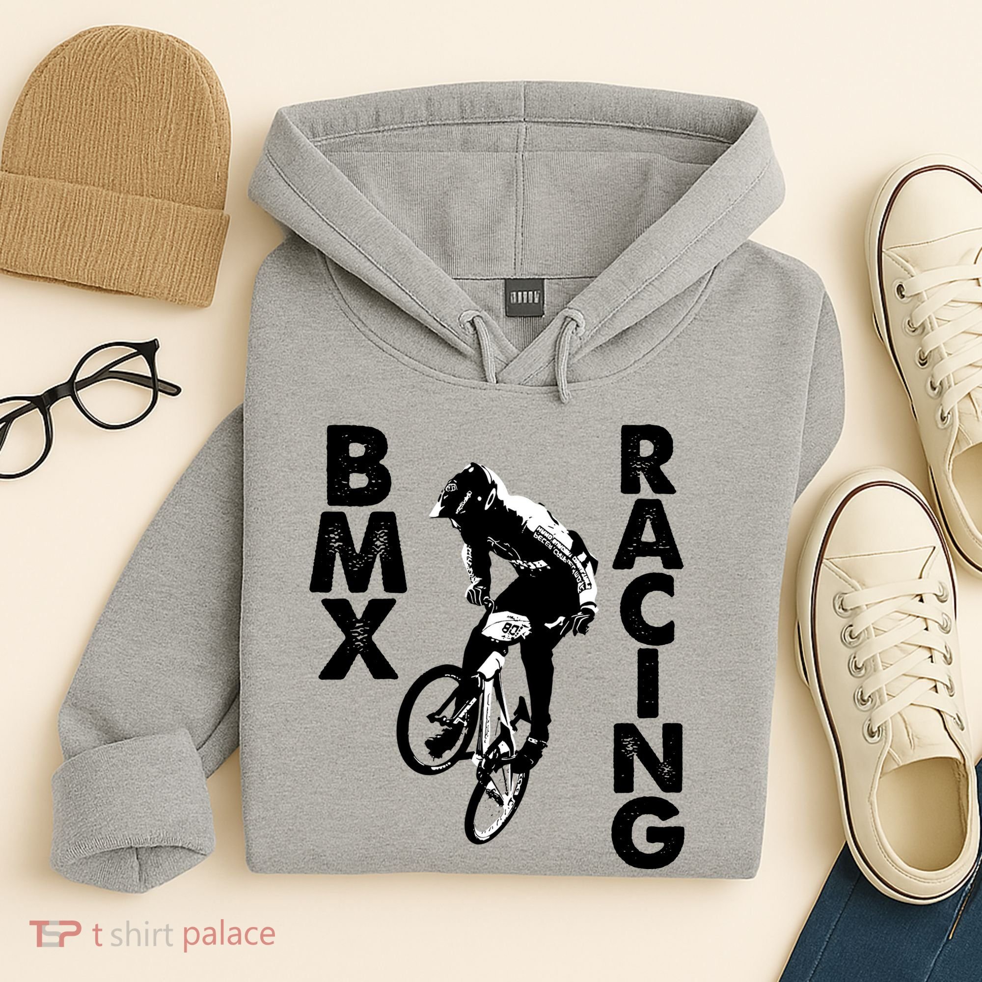 BMX Racing Biker Bike Hoodie