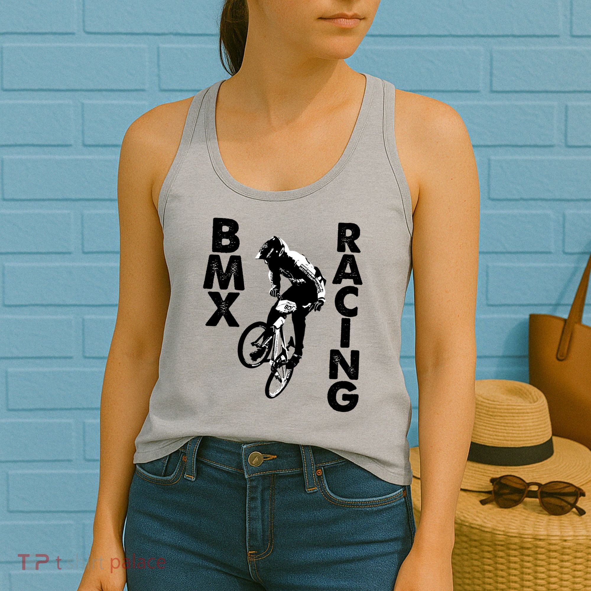 BMX Racing Biker Bike Women's Tank Top