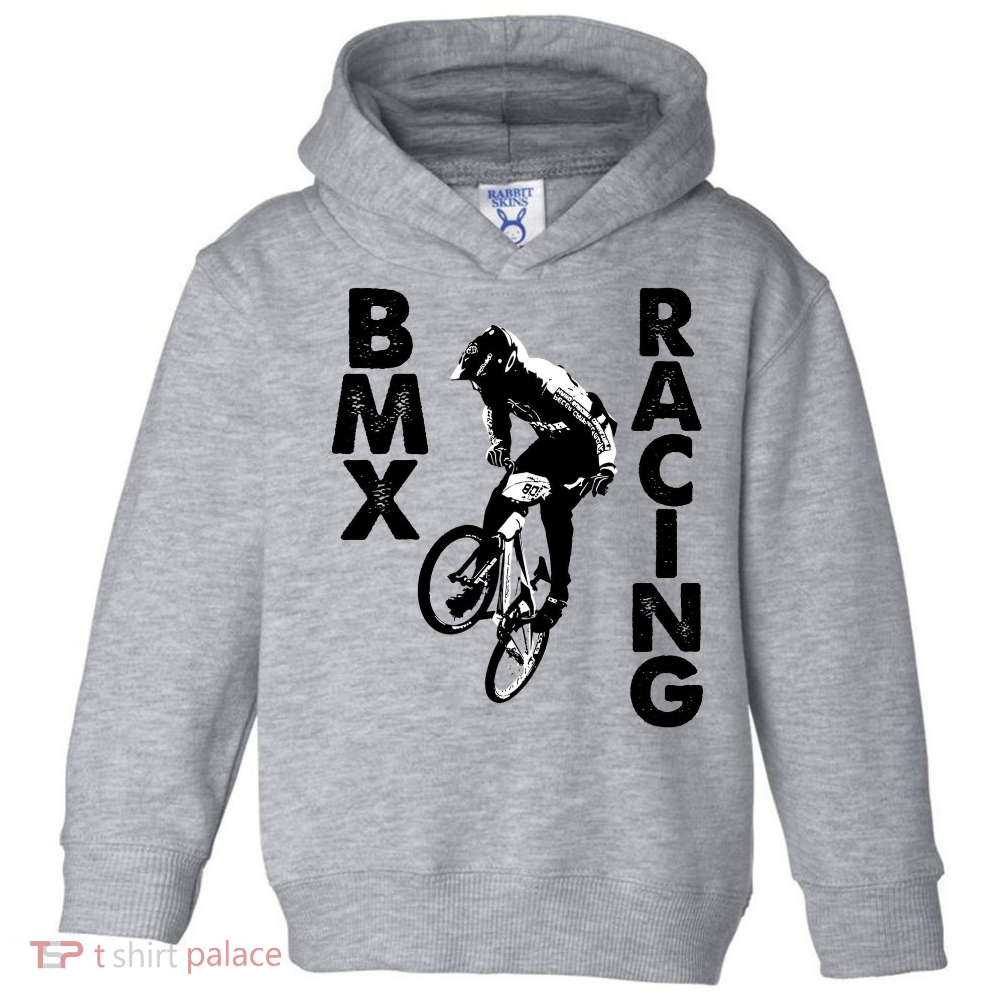 BMX Racing Biker Bike Toddler Hoodie