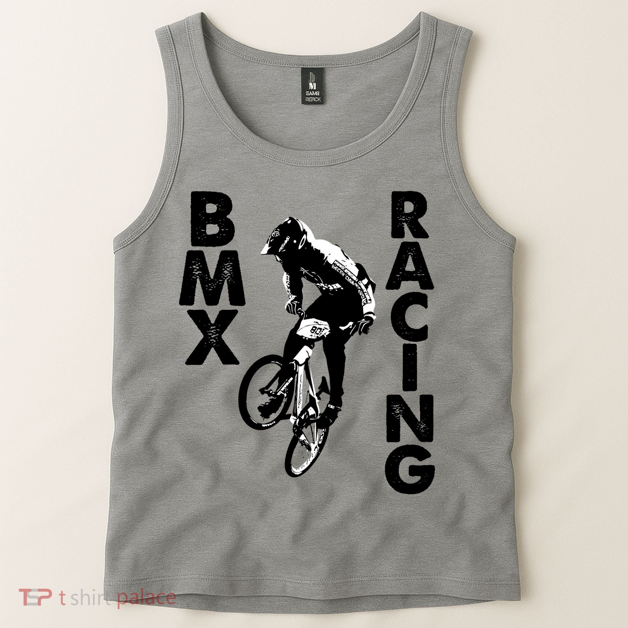 BMX Racing Biker Bike Tank Top