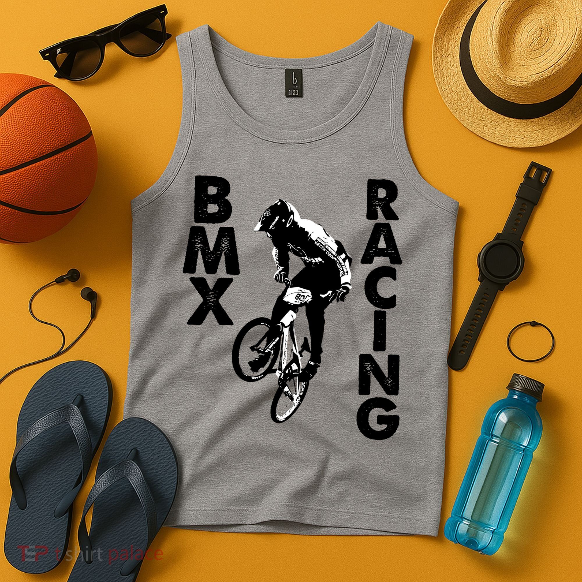 BMX Racing Biker Bike Tank Top