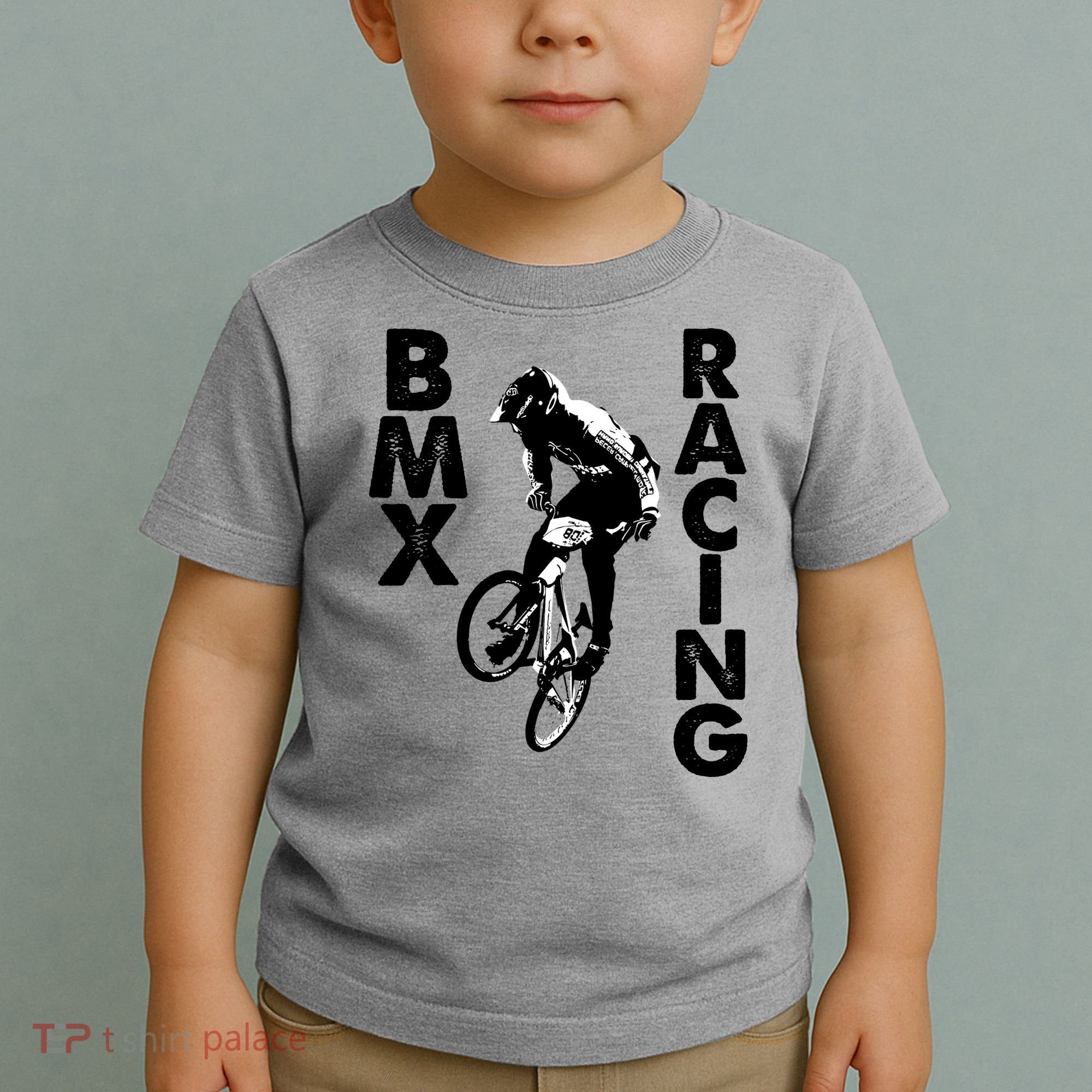BMX Racing Biker Bike Toddler T-Shirt
