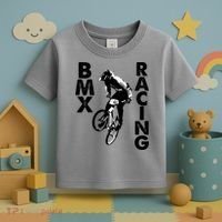 BMX Racing Biker Bike Toddler T-Shirt thumb 3