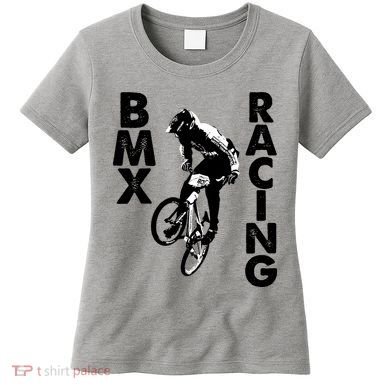 BMX Racing Biker Bike Women's T-Shirt