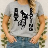 BMX Racing Biker Bike Women's T-Shirt thumb 2