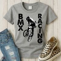 BMX Racing Biker Bike Women's T-Shirt thumb 3