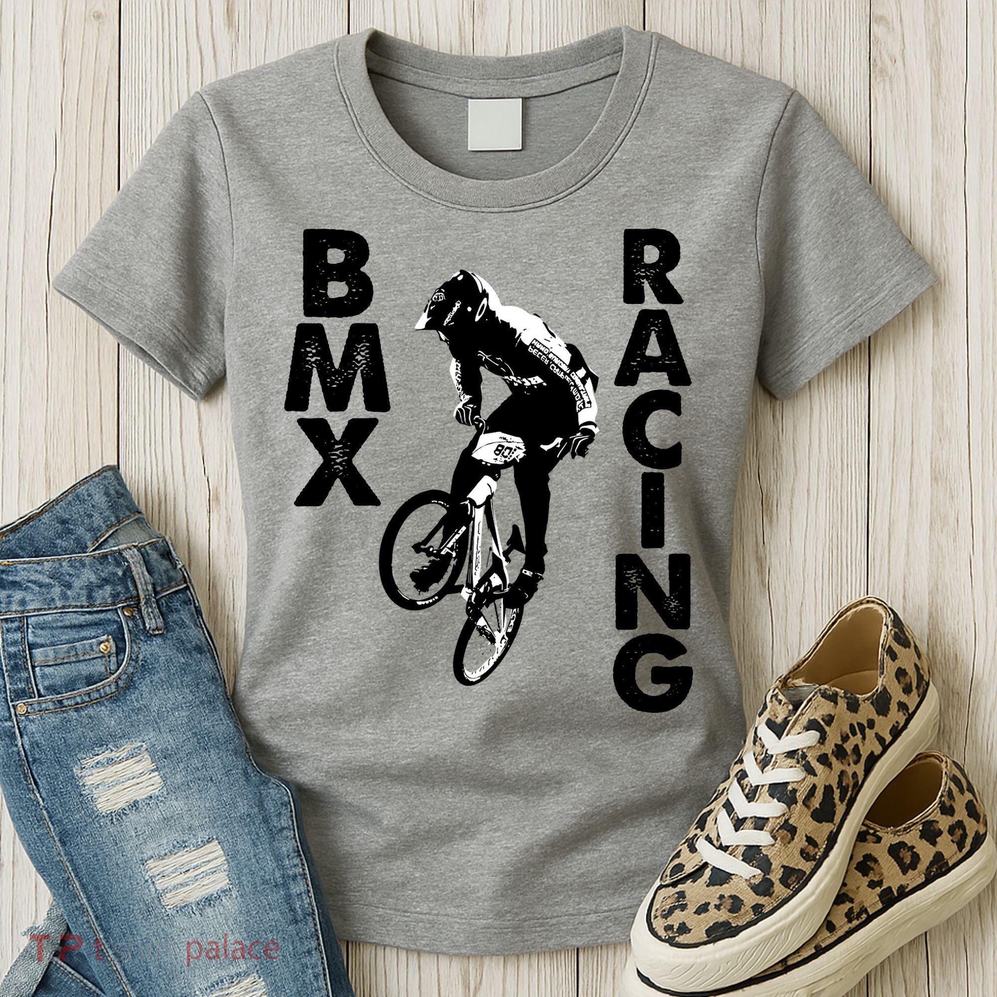 BMX Racing Biker Bike Women's T-Shirt