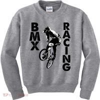 BMX Racing Biker Bike Kids Sweatshirt thumb 0