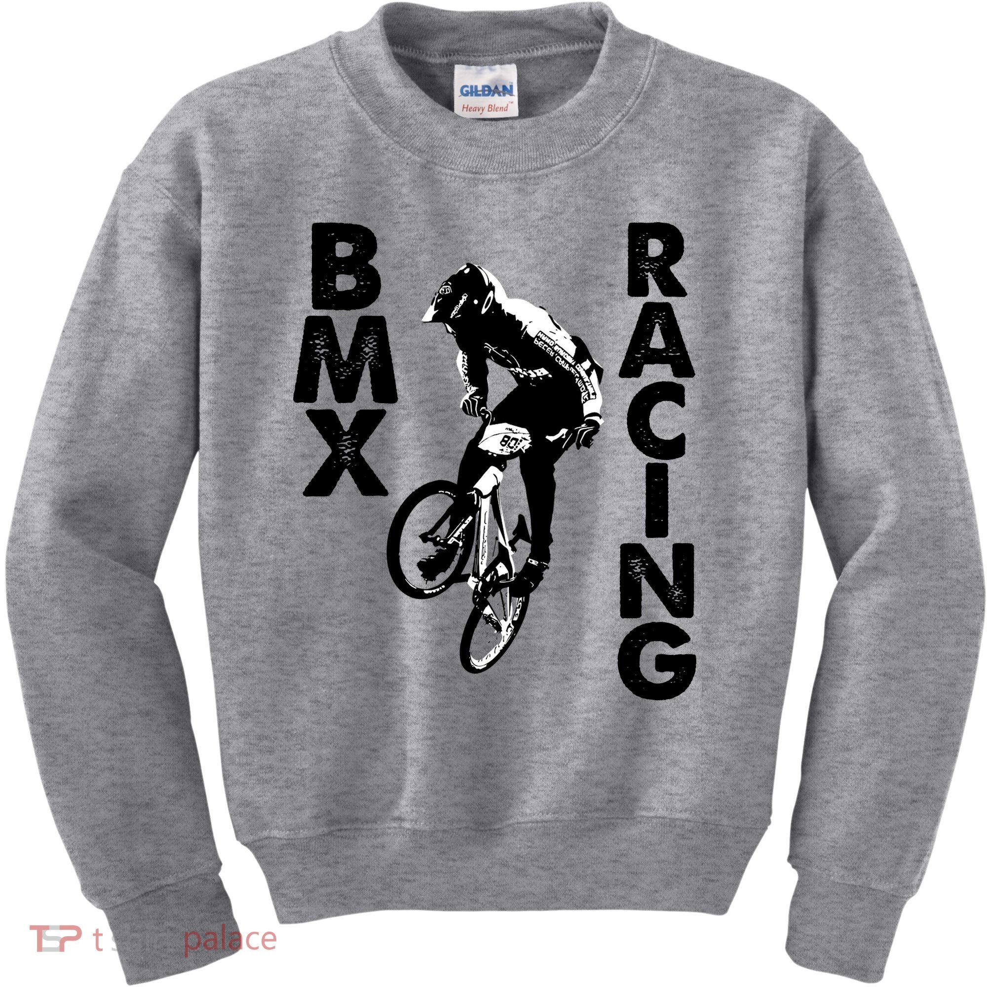 BMX Racing Biker Bike Kids Sweatshirt