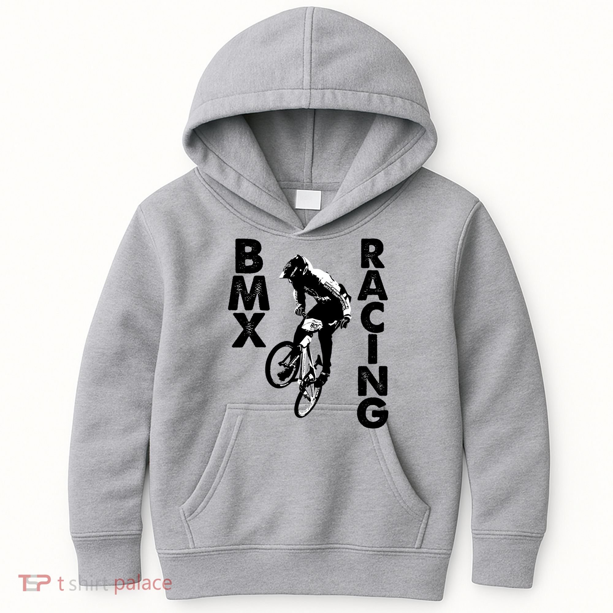 BMX Racing Biker Bike Kids Hoodie