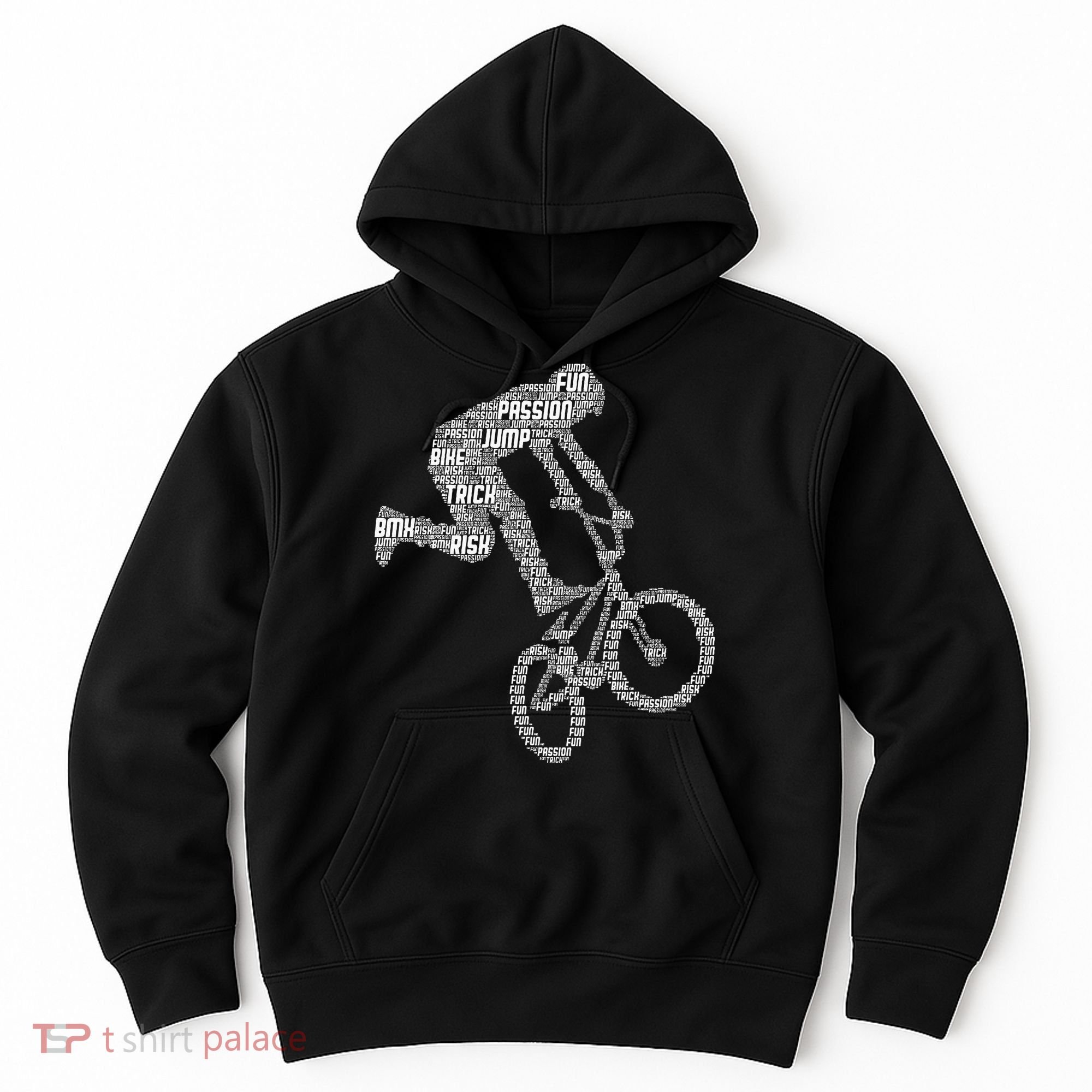 Bmx Rider Bike Bicycle Stunt Racing Boy Hoodie