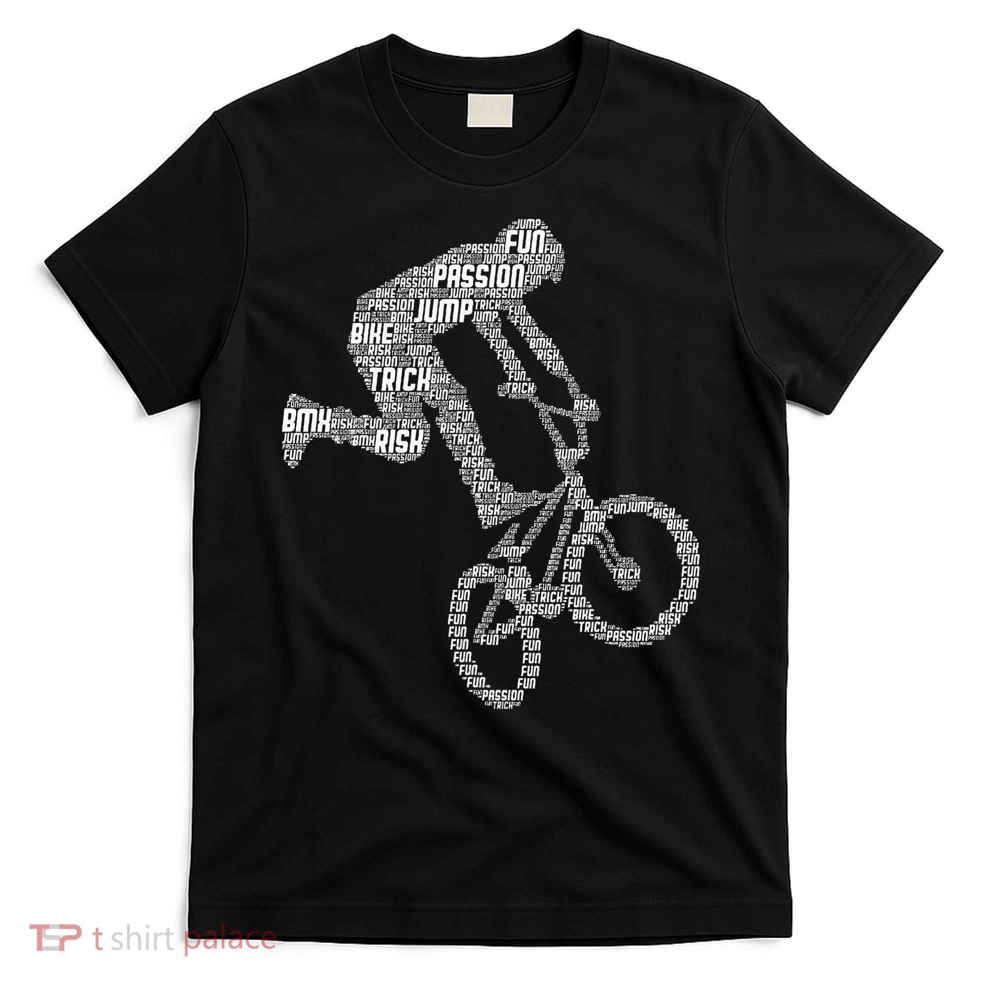 Bmx Rider Bike Bicycle Stunt Racing Boy T-Shirt