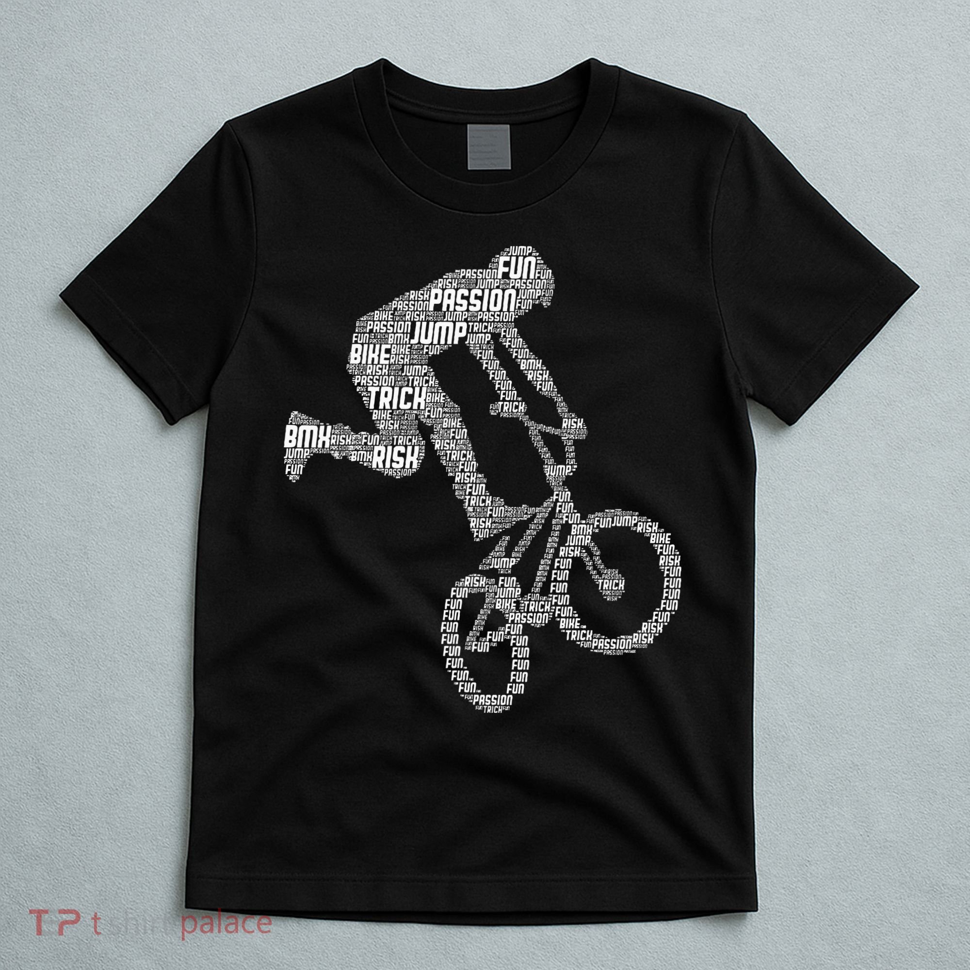Bmx Rider Bike Bicycle Stunt Racing Boy T-Shirt