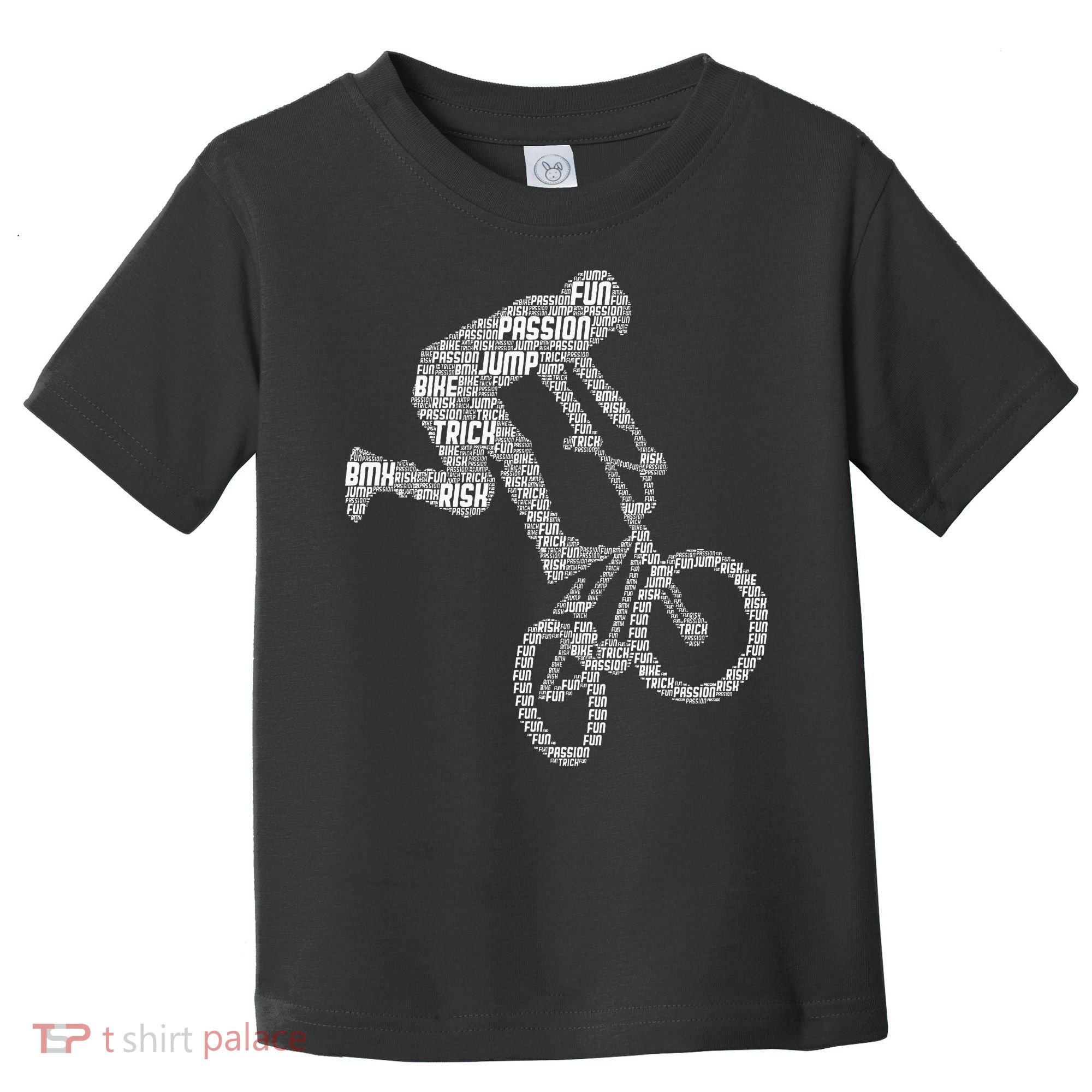 Bmx Rider Bike Bicycle Stunt Racing Boy Toddler T-Shirt