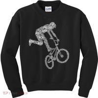 Bmx Rider Bike Bicycle Stunt Racing Boy Kids Sweatshirt thumb 0
