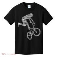 Bmx Rider Bike Bicycle Stunt Racing Boy Kids T-Shirt thumb 0