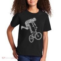 Bmx Rider Bike Bicycle Stunt Racing Boy Kids T-Shirt thumb 2
