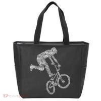 Bmx Rider Bike Bicycle Stunt Racing Boy Tote Bag thumb 0
