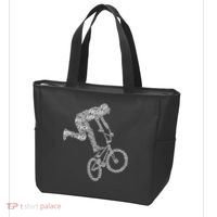 Bmx Rider Bike Bicycle Stunt Racing Boy Tote Bag thumb 3