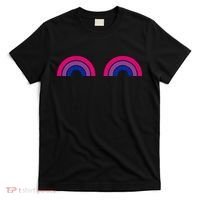 Bisexual Rainbow Boobs Funny Bi Pride Lgbt Pride T-Shirt thumb 0