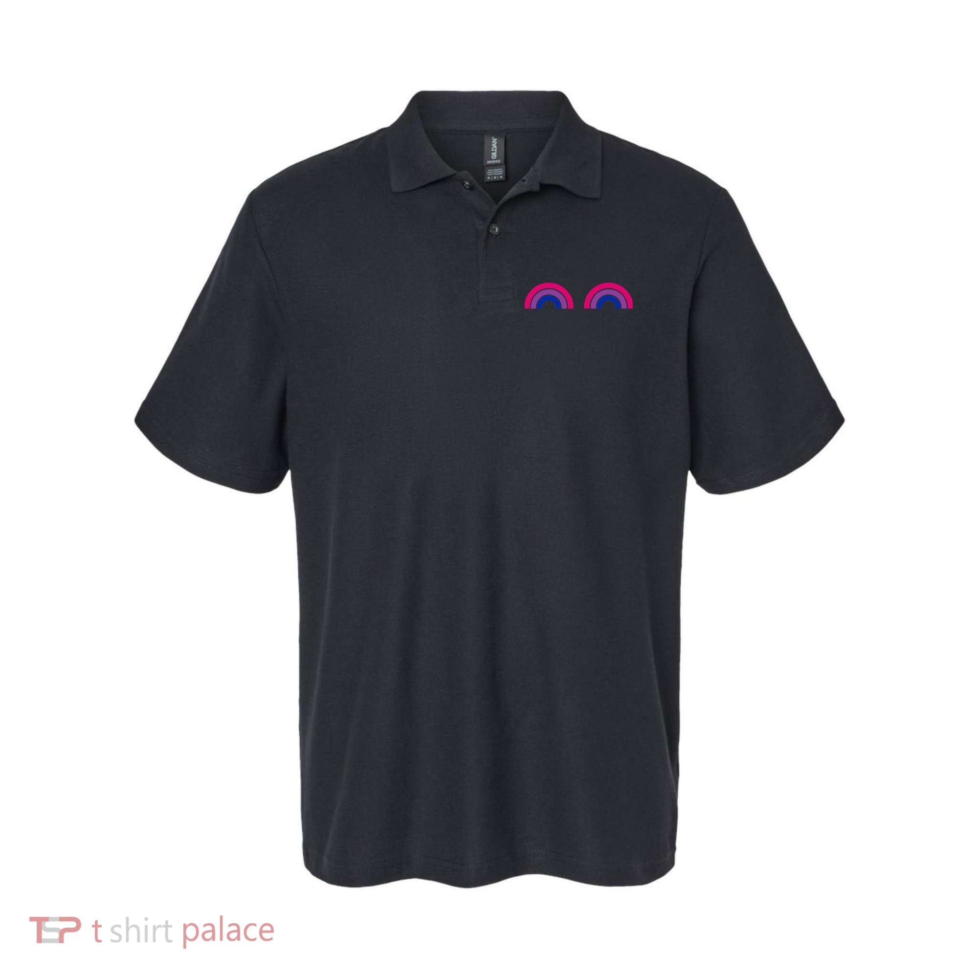 Bisexual Rainbow Boobs Funny Bi Pride Lgbt Pride Polo