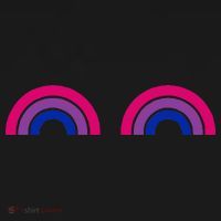 Bisexual Rainbow Boobs Funny Bi Pride Lgbt Pride Polo thumb 3