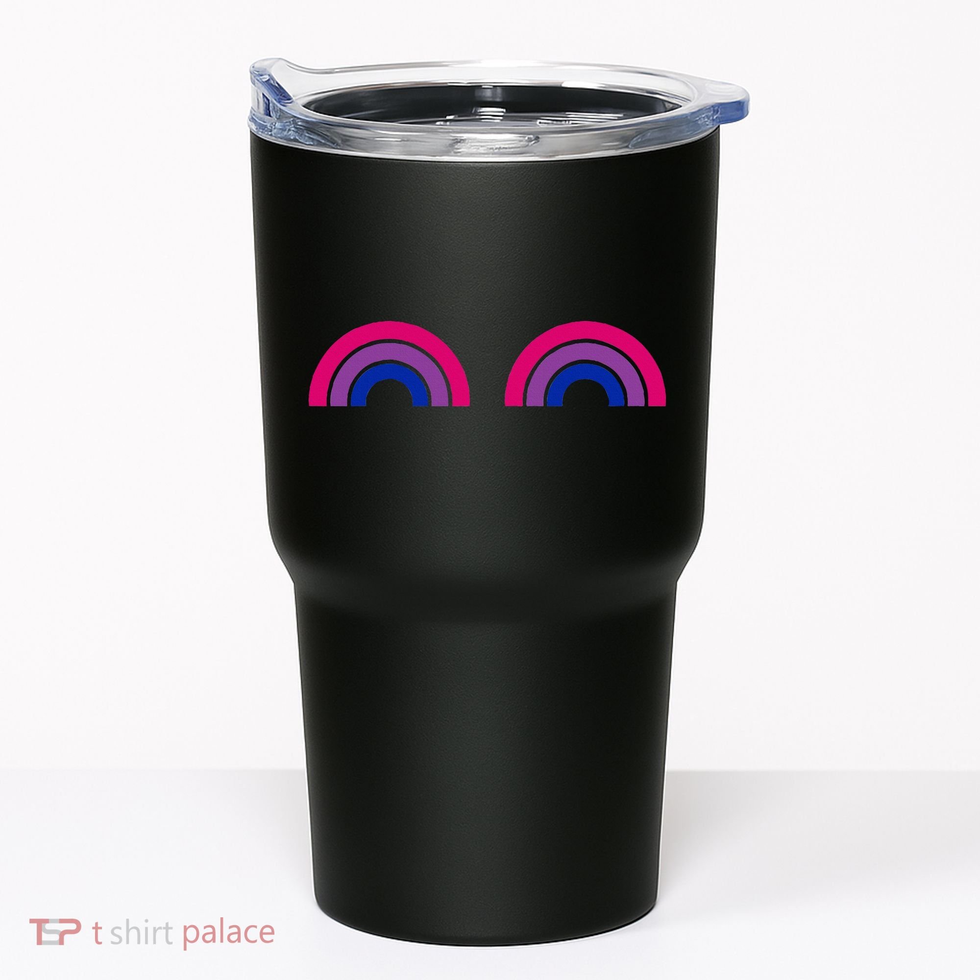 Bisexual Rainbow Boobs Funny Bi Pride Lgbt Pride Tumbler
