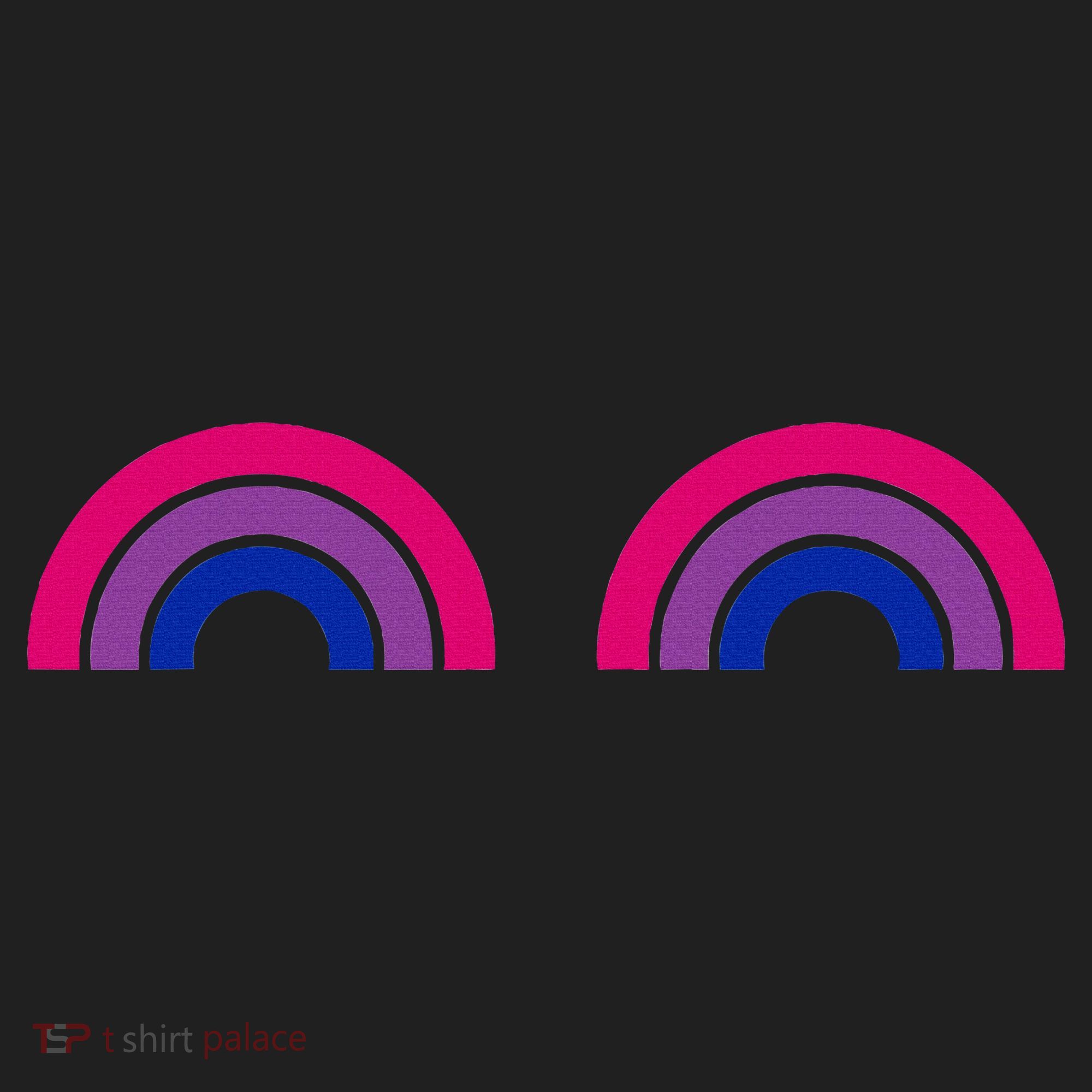 Bisexual Rainbow Boobs Funny Bi Pride Lgbt Pride Hat