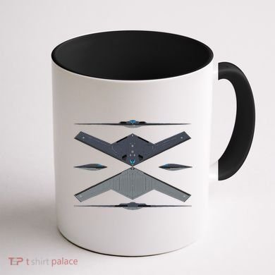 b21 raider bomber Airplane Aviation Coffee Mug back