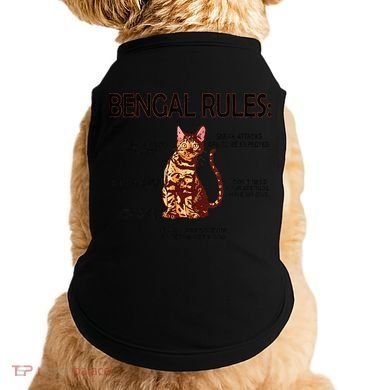 Bengal Rules Bengal Cat Owner Bengal Lover Doggie Tank