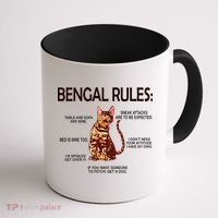 Bengal Rules Bengal Cat Owner Bengal Lover Coffee Mug thumb 1
