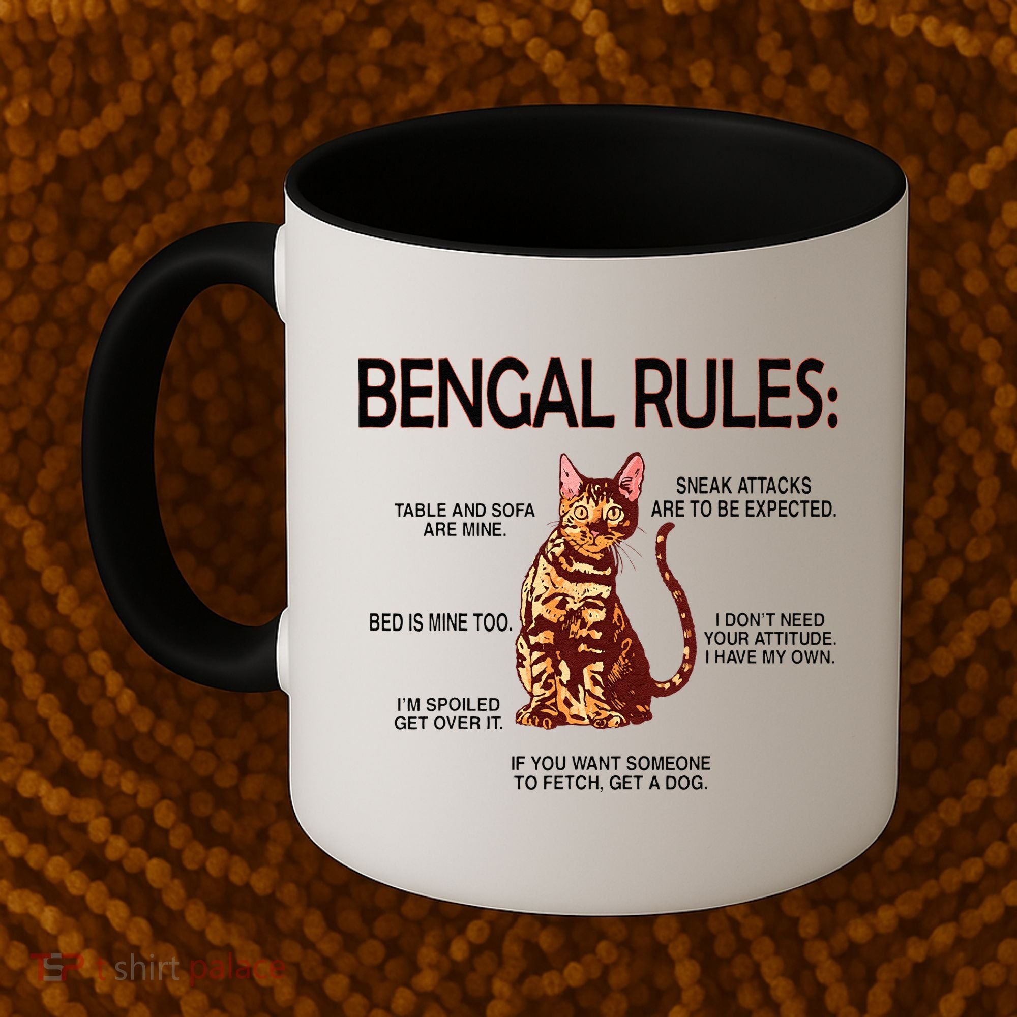 Bengal Rules Bengal Cat Owner Bengal Lover Coffee Mug