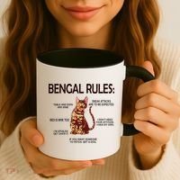 Bengal Rules Bengal Cat Owner Bengal Lover Coffee Mug thumb 3