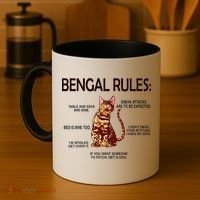 Bengal Rules Bengal Cat Owner Bengal Lover Coffee Mug thumb 4