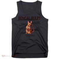 Bengal Rules Bengal Cat Owner Bengal Lover Tank Top thumb 0