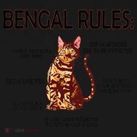 Bengal Rules Bengal Cat Owner Bengal Lover Visor thumb 3