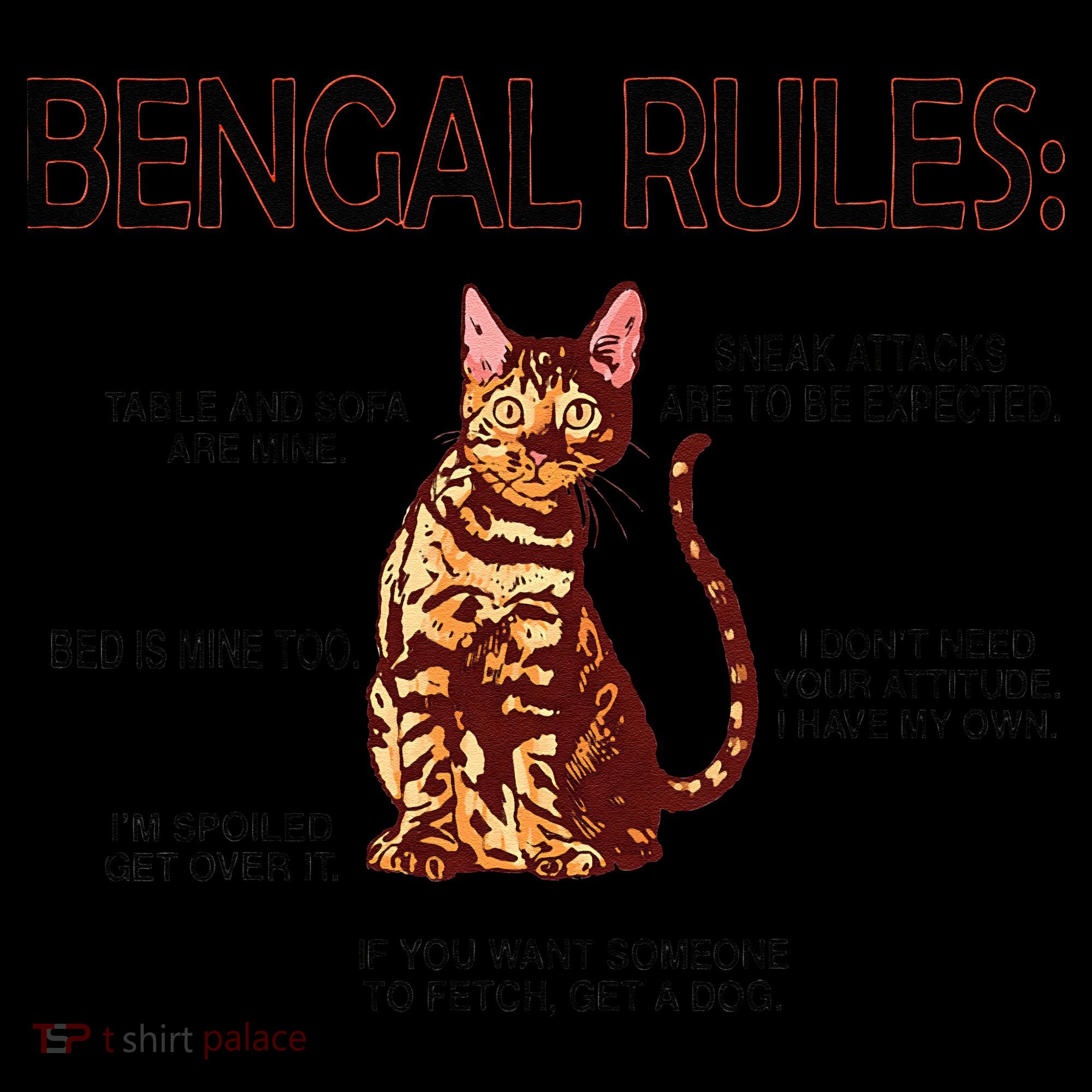 Bengal Rules Bengal Cat Owner Bengal Lover Visor