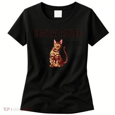Bengal Rules Bengal Cat Owner Bengal Lover Women's T-Shirt