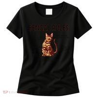 Bengal Rules Bengal Cat Owner Bengal Lover Women's T-Shirt thumb 0