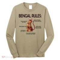 Bengal Rules Bengal Cat Owner Bengal Lover Long Sleeve Shirt thumb 0