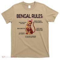Bengal Rules Bengal Cat Owner Bengal Lover T-Shirt thumb 0