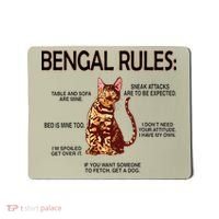 Bengal Rules Bengal Cat Owner Bengal Lover Mousepad thumb 0