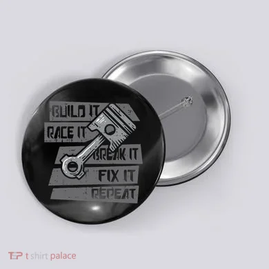 Build Race Break Fix It Repeat Auto Mechanic Button